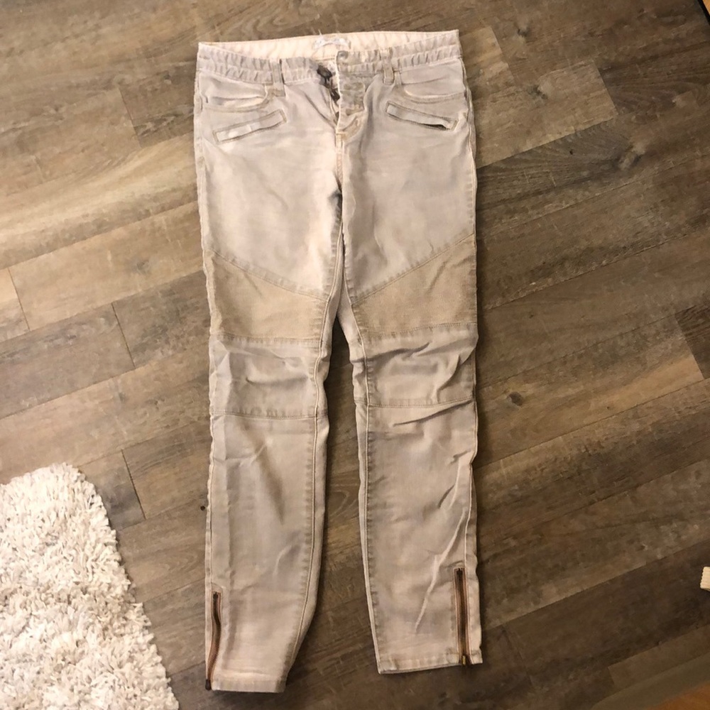 Free People moto jeans